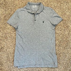 All Saints Polo - Grey
